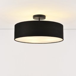 Plafoniera Missouri neagra 3xE27, design modern, diametru 45 cm