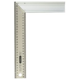 Echer de dulgherie Stanley din otel 250x140 mm, gradare pe ambele fete