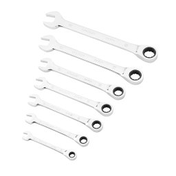 Set chei combinate cu clichet Stanley, 7 piese, 8-19 mm