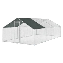 Tarc exterior pentru pasari si animale mici 3x6x2 m cu acoperis