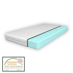 Saltea pentru copii 70x140 cm din spuma rece, ferma, Oeko-Tex