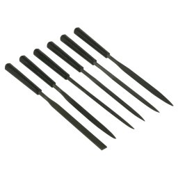 Set 6 pile de precizie pentru ceasornicar Stanley, 160 mm