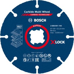 Disc de taiere Bosch Expert Carbide Multi Wheel X-Lock 125x22,23 mm