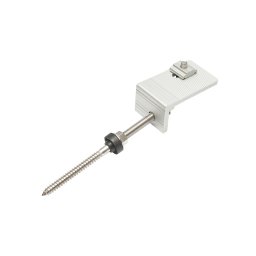 Set clema L pentru acoperis din tabla cu bolt 10x250 mm pentru panou solar