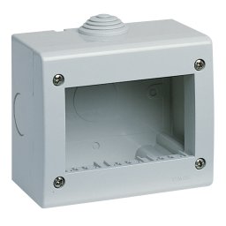 Doza aparenta Vimar 3 module 13033 A, alb, 56x93x109 mm