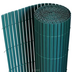 Rola gard PVC verde 90x300 cm pentru intimitate balcon, terasa si gradina