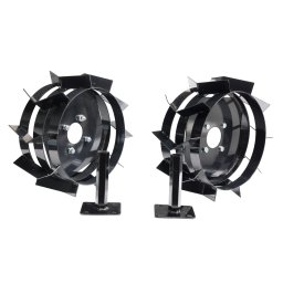 Set 2 roti metalice ProGarden 400x8 cu manicot 23 mm pentru motocultor