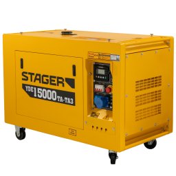 Generator diesel profesional Stager 11.5 kW DualPower 230/400V insonorizat