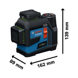 Nivela laser Bosch GLL 12V-100-33 CG 12V, 3 x 360°, 100 m, solo