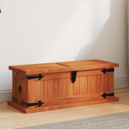 Cufar de depozitare, 60x25x22 cm, lemn masiv de acacia GartenMobel Dekor