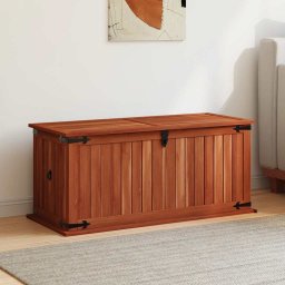 Cufar de depozitare, 90x45x40 cm, lemn masiv de acacia GartenMobel Dekor