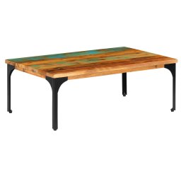 Masuta de cafea, 100 x 60 x 35 cm, lemn masiv reciclat GartenMobel Dekor