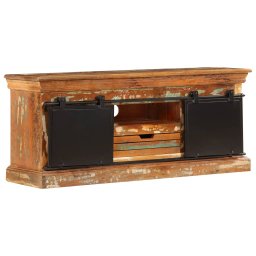 Comoda TV, 110 x 30 x 45 cm, lemn masiv reciclat GartenMobel Dekor