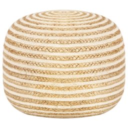 Taburet lucrat manual, 45x30 cm, iuta GartenMobel Dekor