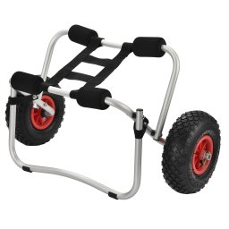 Carucior pliabil pentru caiac Drau din aluminiu, 72x31x44 cm