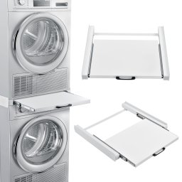 Cadru suprapunere masina de spalat si uscator 60 cm, cu raft