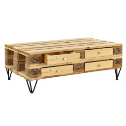 Set 4 sertare din lemn pentru mobilier din paleti Europaleti DIY [en.casa]