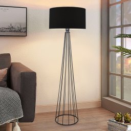 Lampadar modern Neath, negru si antracit, 155 cm, [lux.pro]