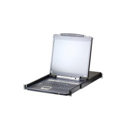 Consola KVM ATEN port LCD LED 17'' + tastatura + touchpad USB-PS/2, IP Admin