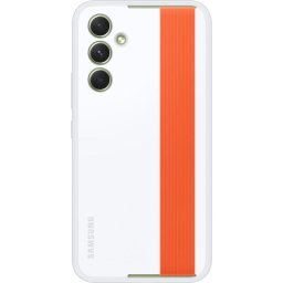 Husa de protectie Samsung Silicone Grip Case pentru Galaxy A54 (A546), Alb