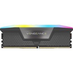 Memorie Corsair VENGEANCE, Tip DDR5, Capacitate 16GB, 5600MT/s, CL40, 1.25V, AMD-Intel, RGB, Gri