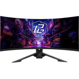 Monitor Gaming curbat ASRock Phantom PG34QRT3A, Ultrawide, VA , HDR, 34", QHD 3440x1440, 1 ms, 180 Hz, Negru