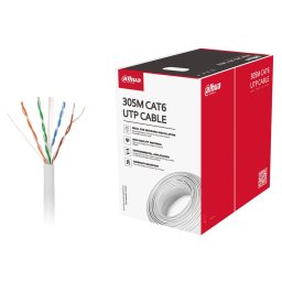 Cablu UTP CAT6 Dahua PFM920I-6UN-C, cupru, 305 m