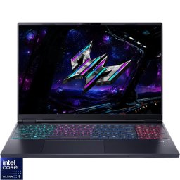 Laptop Gaming Acer Predator Helios Neo 16S AI PHN16S-71, Display 16'' WQXGA OLED 2560x1600, Procesor Intel® Core™ Ultra 9 275HX, Memorie RAM 32GB DDR5, Capacitate de stocare 1TB SSD, Placa video dedicata GeForce RTX 5070 8GB, No OS, Negru