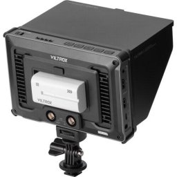 Kit Monitor Touchscreen 7 inch cu Parasolar si Baterie Viltrox DC-L2 SDI HDMI On-Camera