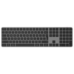 Tastatura office wireless Meetion K230MW, 150 h, Multimedia, 2.4G, 300mAh, 421 x 117 x 12 mm, Negru-Argintiu