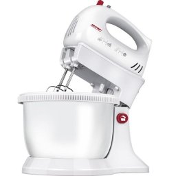Mixer cu bol MPM MMR-16Z, rotativ, 750W, 3.4l, 5 trepte de viteza, functie TURBO, Alb