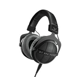Casti cu fir Beyerdynamic DT 990 Pro X, profesionale de studio, 48Ohm, cablu 3 m, Negru/Gri