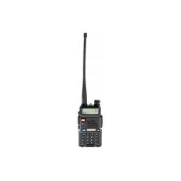 Walkie-Talkie Baofeng UV-5R HTQ USB-C, cu functie VOX si lanterna, 5W, Negru
