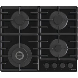 Plita pe gaz incorporabila Gorenje GTW642SYB, 4 arzatoare, 60 cm, Negru