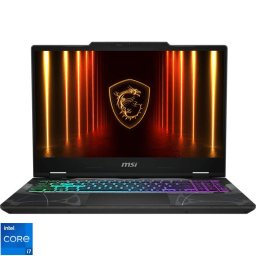 Laptop Gaming MSI Cyborg 15 B13WEKG-626XPL, Intel® Core™ i7-13620H, 15.6 inch, Full HD, 144 Hz, 16 GB DDR5-SDRAM, 512 GB SSD, NVIDIA GeForce RTX 5050 8 GB, Wi-Fi 6E, No OS, Negru