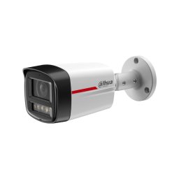 Camera supraveghere IP Dahua IPC-HFW2649TL-S-LED-0280B-PRO, 6MP, WizColor, 2.8mm, lumina calda 50m, slot card microSD 256GB, PoE, IP67, Alb