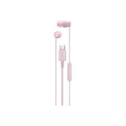 Casti In-Ear Sony IER‑EX15CP, Cu Fir, Microfon, USB-C, Roz