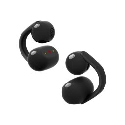 Casti Open-Ear Sony LinkBuds Clip WF-LC900B, True Wireless, Bluetooth, Fast Pair, IPX4, AI Voice Assist, Tap Control, 3 Moduri de Ascultare, Autonomie 37 ore, iOS si Android, Negru