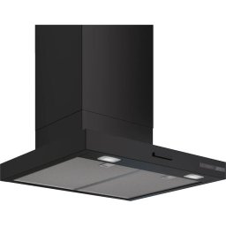 Hota incorporabila decorativa Bosch DWB65CC60, Putere de absorbtie 594 mc/h, Control mecanic, Iluminare LED, Clasa B, 60 cm, Negru mat