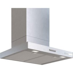 Hota decorativa Bosch DWB63BC30, Putere de absorbtie 400 mc/h, Control mecanic, Iluminare LED, Clasa C, 60 cm, Inox