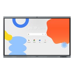 Monitor LED IPS, Tabla interactiva Samsung LH65WAFPLGC, 165.1 cm / 65 inch, 4K Ultra HD 3840 x 2160 Pixeli, Ecran tactil, 8 ms, Wi-Fi 6, Android, Negru-Gri