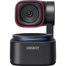 Camera web PTZ Obsbot Tiny 3 Lite, Control AI, video UHD 4K30 si 1080p120, USB-C, Negru