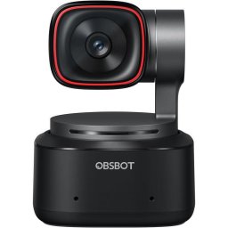Camera web PTZ Obsbot Tiny 2, video UHD 4K30 sau 1080p60, Control AI, USB-C, Negru