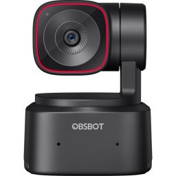 Camera web PTZ Obsbot Tiny 2 Lite, video pana la UHD 4K30 si 1080p60, Control AI, USB-C, Negru