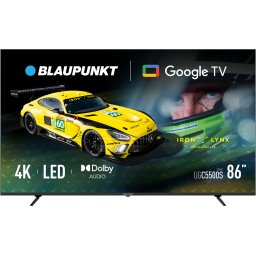 Televizor Blaupunkt 86UGC5500S, 218 cm, 4K UHD, LED, Smart Google TV, Dolby Digital Plus, Wi-Fi, 60Hz