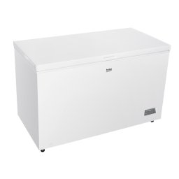 Lada frigorifica Beko CF380EWN, E, Inaltime 85cm, Capacitate 371L, Alb