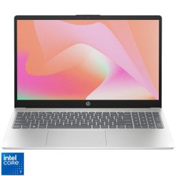 Laptop HP 15-fd0105nq, Intel Core 7 150U, 15.6 inch, RAM 16 GB, SSD 512 GB, Intel Graphics, No OS, Albastru
