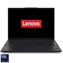 Laptop Lenovo ThinkPad L16 Gen 1, procesor Intel Core™ Ultra 5 125U pana la 4.3GHz, 16 inch, WUXGA, IPS, 16GB DDR5 RAM, 512GB SSD, Intel® Graphics, No OS, Negru