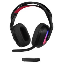 Casti Gaming wireless Logitech A20 X, Microfon, Negru