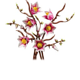 Jucarie LEGO® Botanicals - Crengute de magnolie 11510, 435 piese, 18+ ani